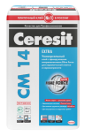 Клей Ceresit CM 14 для плитки, керамогранита и камня, 25 кг